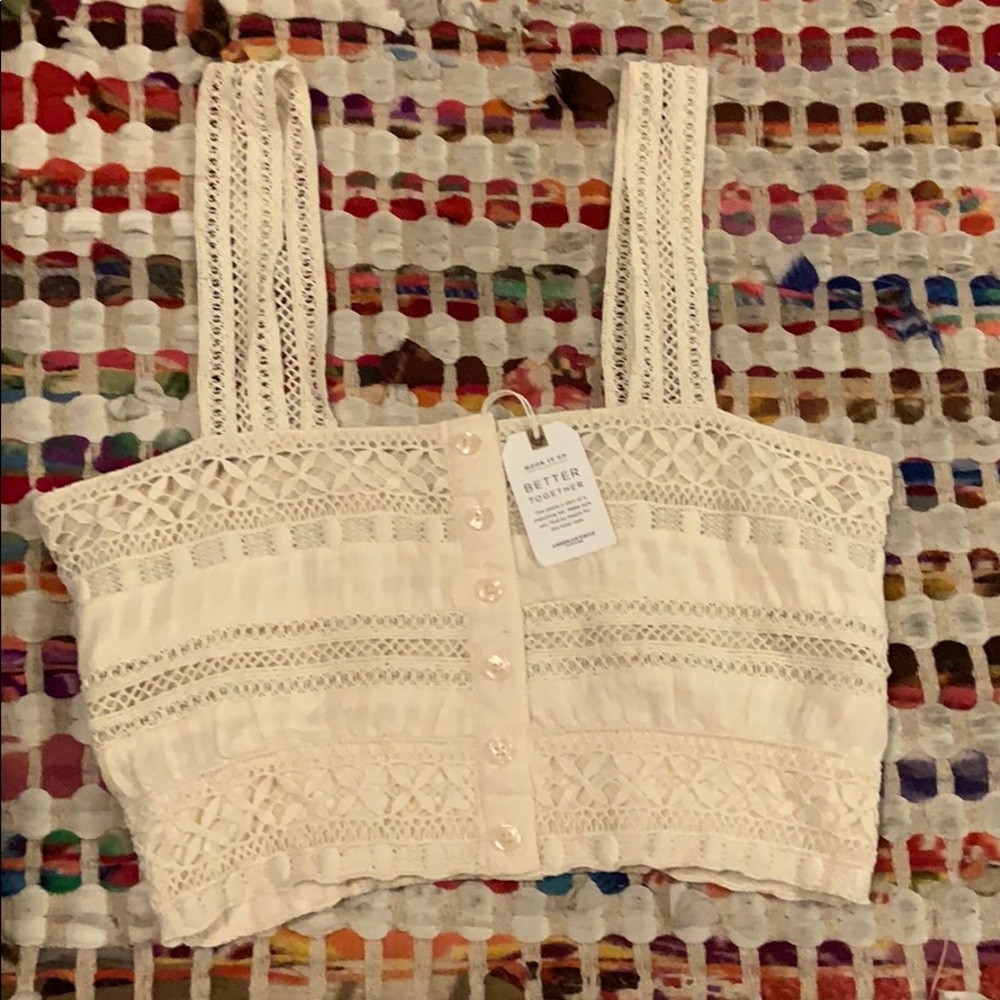 AE Lace Crop Top